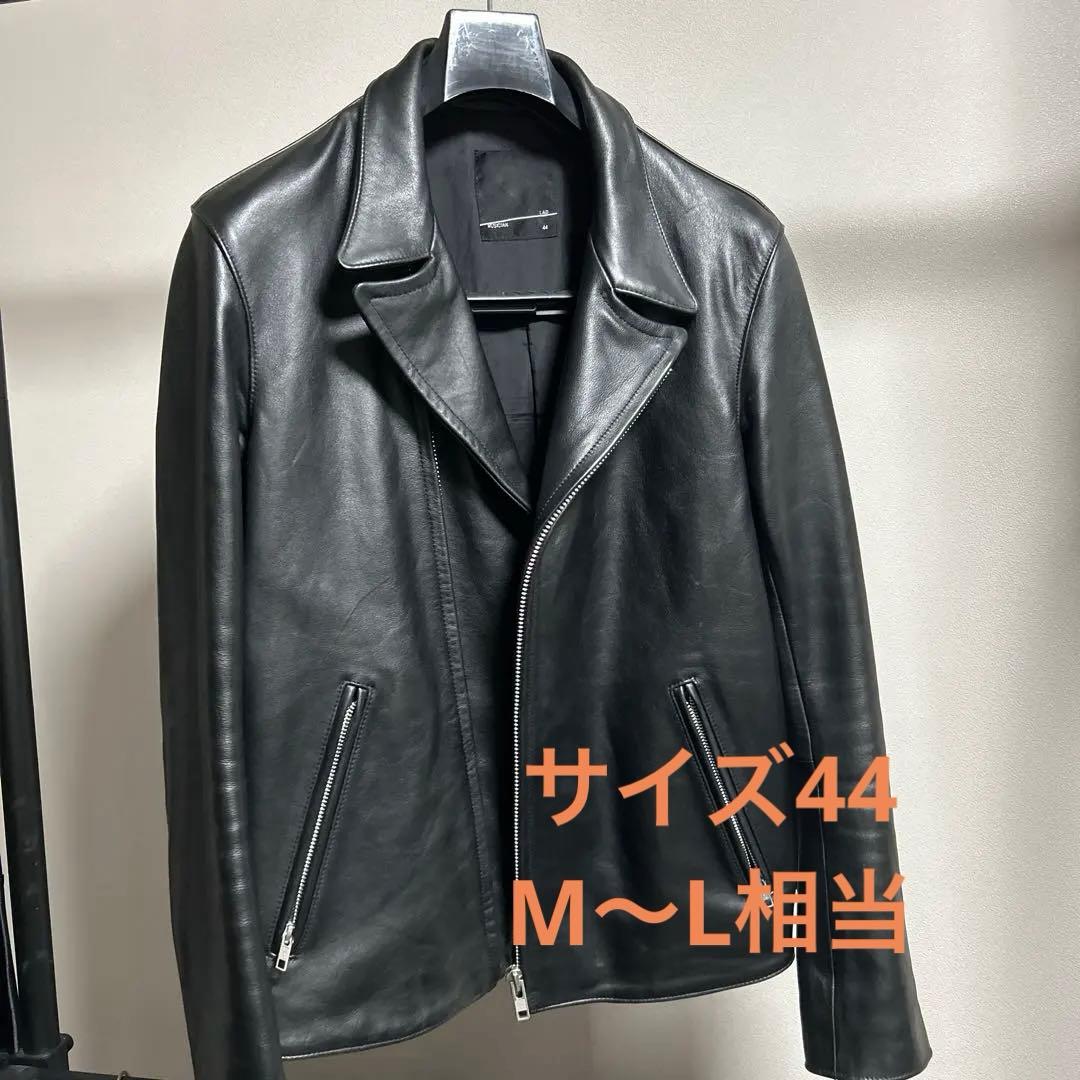 17日まで値下げ　ラッドミュージシャン ダブルライダース サイズ44 黒 LAD MUSICIAN ONLINE SHOP