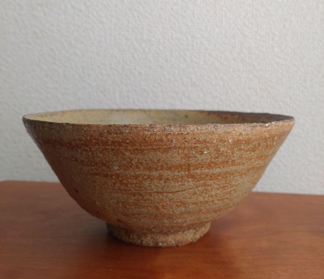 矢野直人 伊羅保茶碗「銘：山風」 唐津 殿山窯 桃山陶