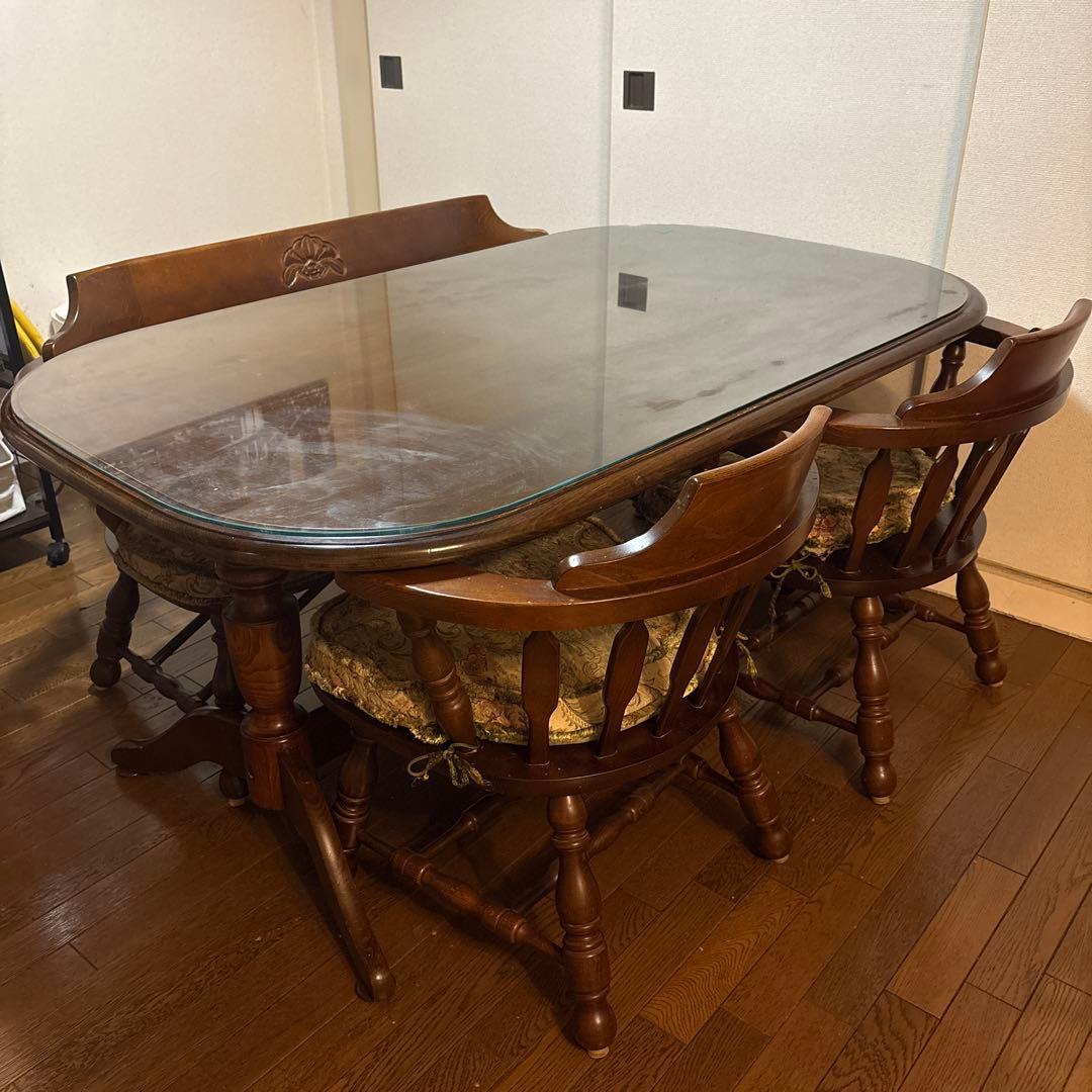 WINDS 太平 飛騨家具 ダイニングセット テーブル チェア 家具　レトロ 公式】アンティーク家具ラフジュ工房商品詳細ページ和製ヴィンテージ