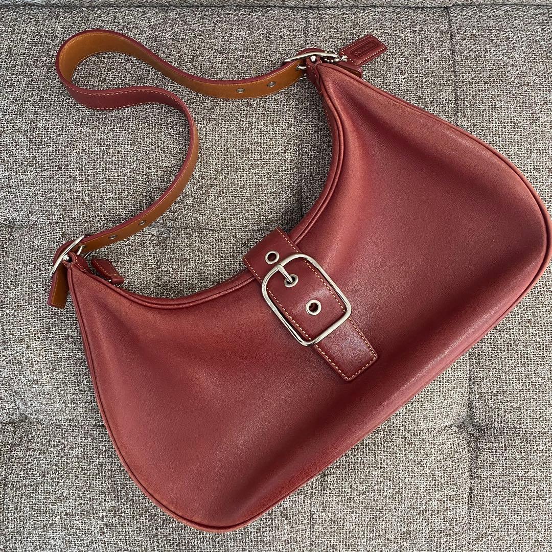 COACH コーチ ワンショルダーバッグ 7592 赤系 エンジ系 D16 COACH コーチ ワンショルダーバッグ 7592 赤系 エンジ系 D16 COACH