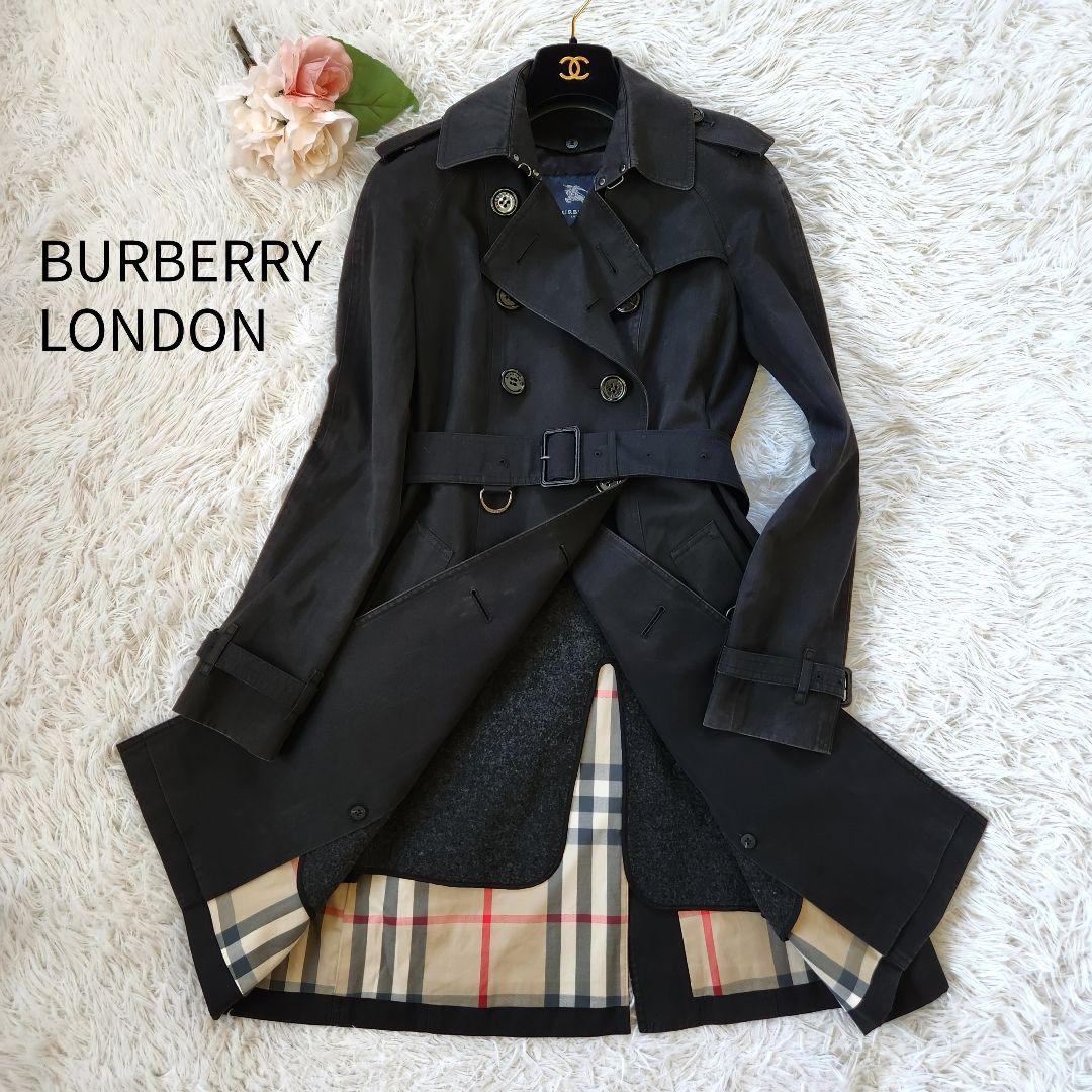 美品】バーバリー ロンドン メガチェック トレンチコート M バーバリー