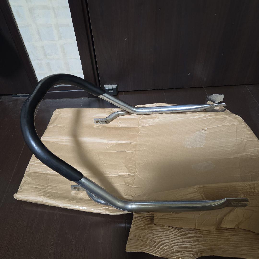 ゆ*様 gs400 タンデムバー　極太黒ゴム巻き GS400 ゴム巻き タンデムバー （黒）