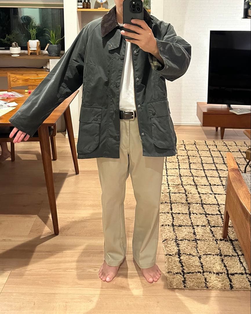 Barbour OSビデイル メンズ セージ サイズ36 - メルカリ