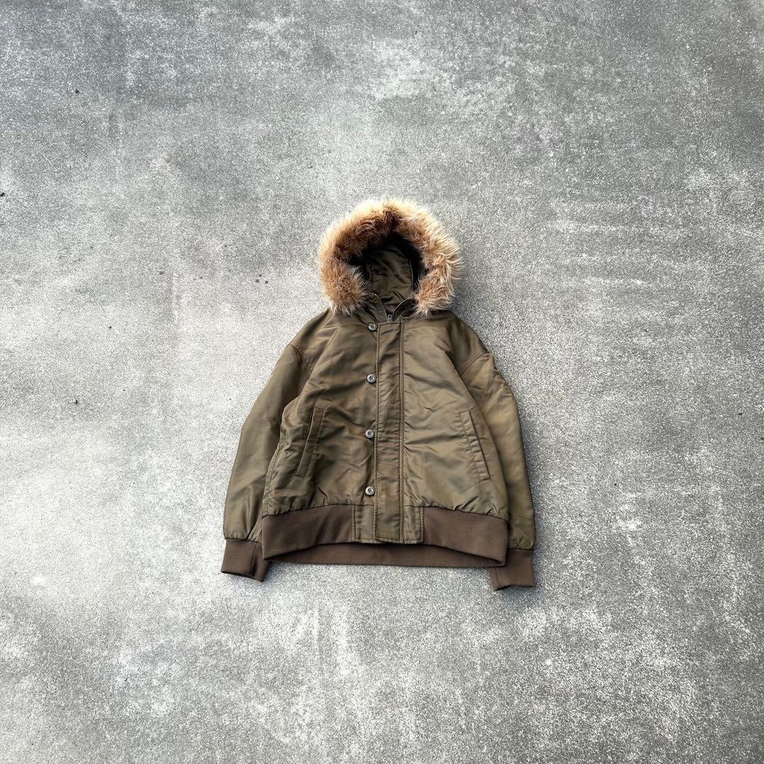 90s00s unknown N2B ファー短丈フライトジャケット usa古着 - メルカリ