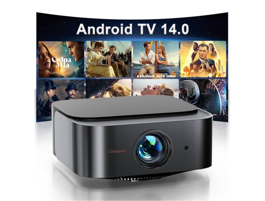 プロジェクター【Android TV 14＆1000ANSI】 Amazon.co.jp: 【Android TV 14.0搭載・Netflix公式ライセンス