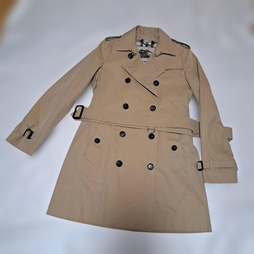 バーバリー　トレンチコート　ベージュ　タグあり　サイズ38 中古・古着通販】BURBERRY (バーバリー) トレンチコート ベージュ