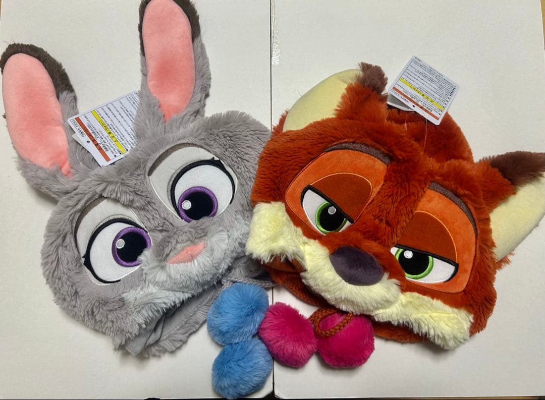 ディズニー ズートピア ファンキャップ ニック ジュディ 2点セット