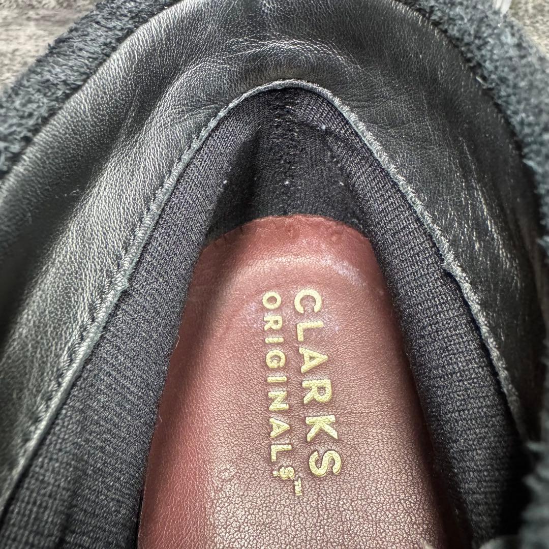 【美品】クラークス ワラビー ゴアテックス スエード ブラック 26.5cm