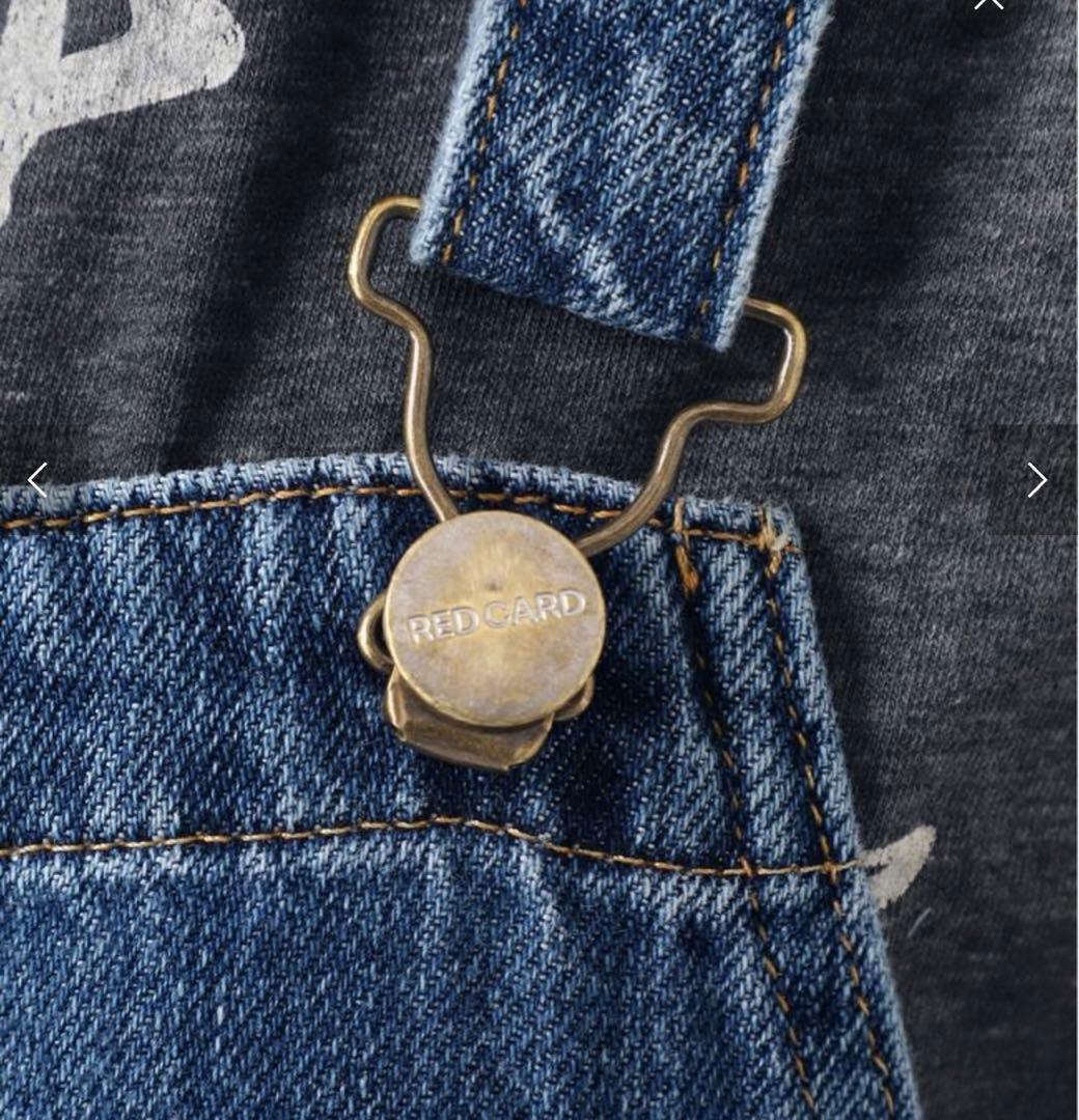 L'Appartement アパルトモンレッドカードデニムオーバーオール 36