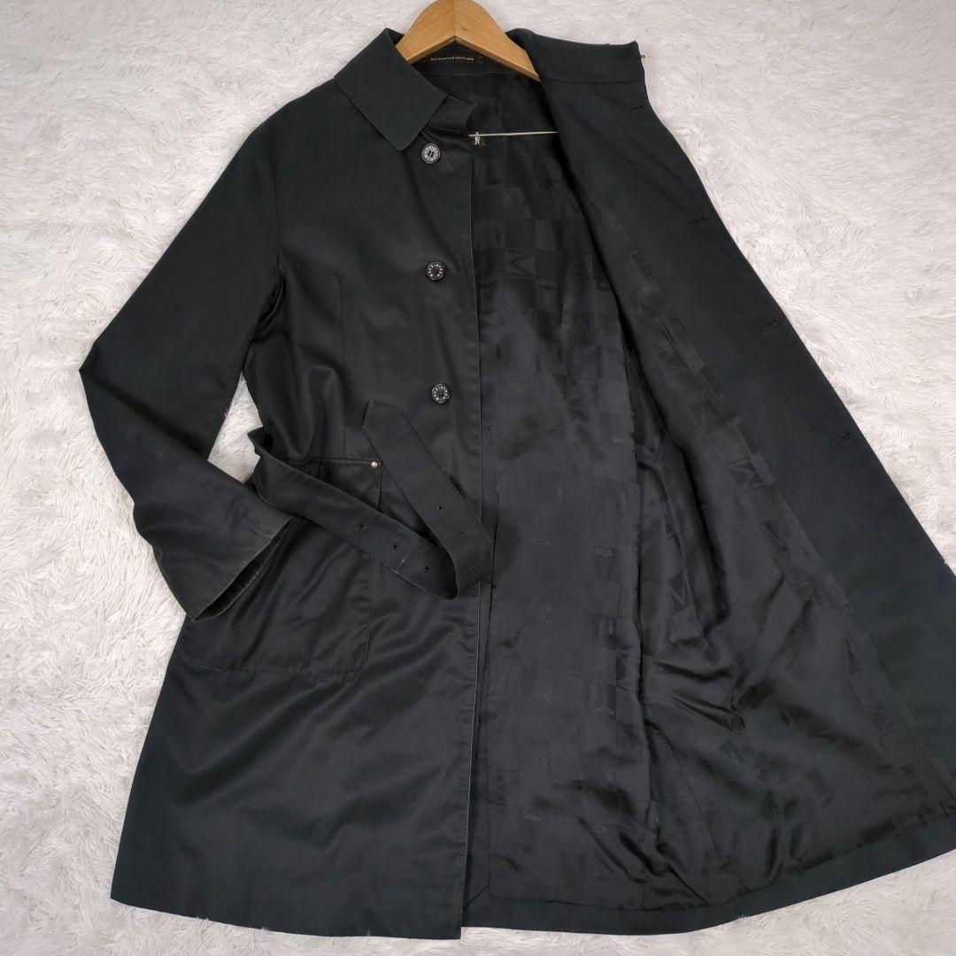 【希少 L】マッキントッシュ　ダウンフィールド　ステンカラーコート　裏地総柄 DUNFORD】【Loro Piana Fabric】ウールツイルステンカラーコート