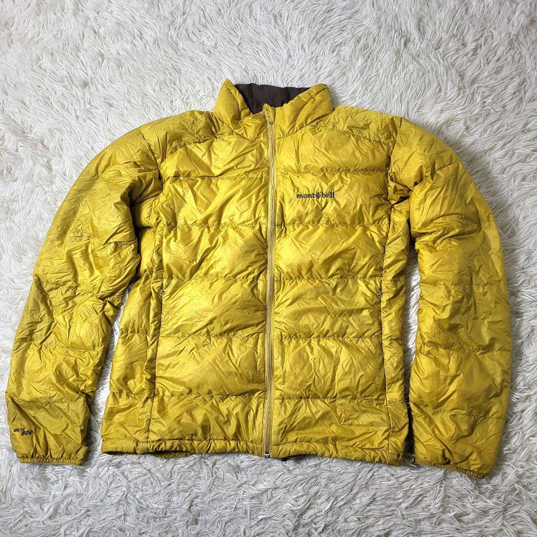 美品】mont-bell ライトアルパインダウンジャケット イエロー M - メルカリ