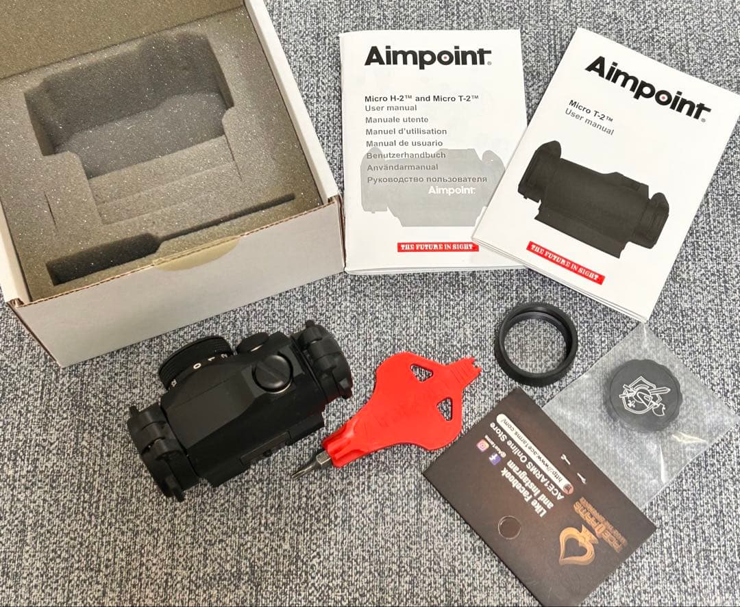 【実物】 aimpoint Micro T-2 美品 フルセット オマケ付 楽天市場】【 Evolution Gear 製 】Aimpoint Micro T-2 ドットサイト