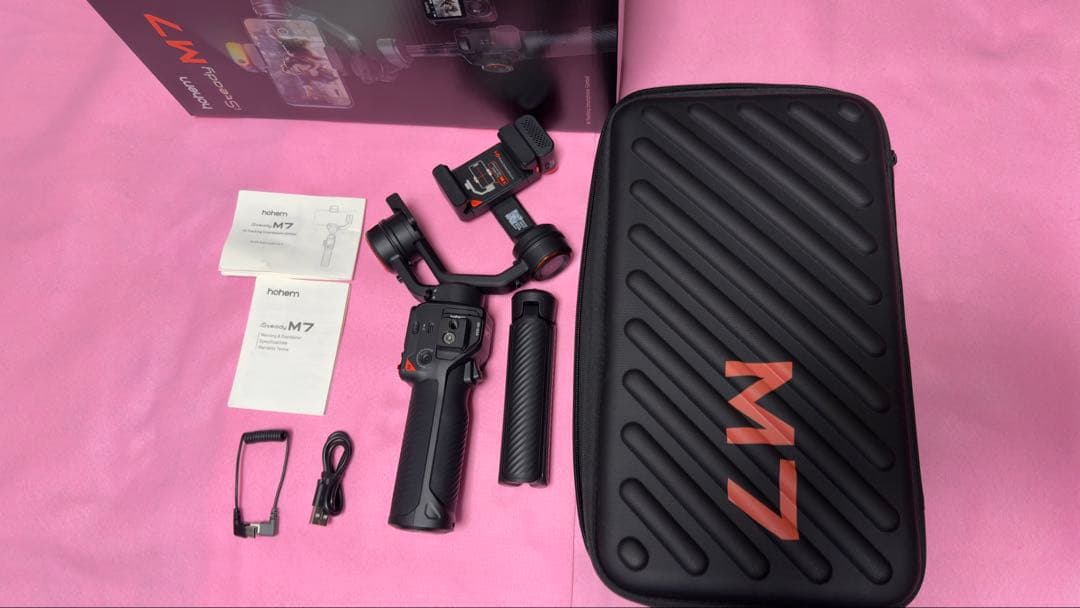 Hohem iSteady M7　スマホ ジンバル Amazon.com: Hohem iSteady M7 Gimbal Stabilizer for Smartphone