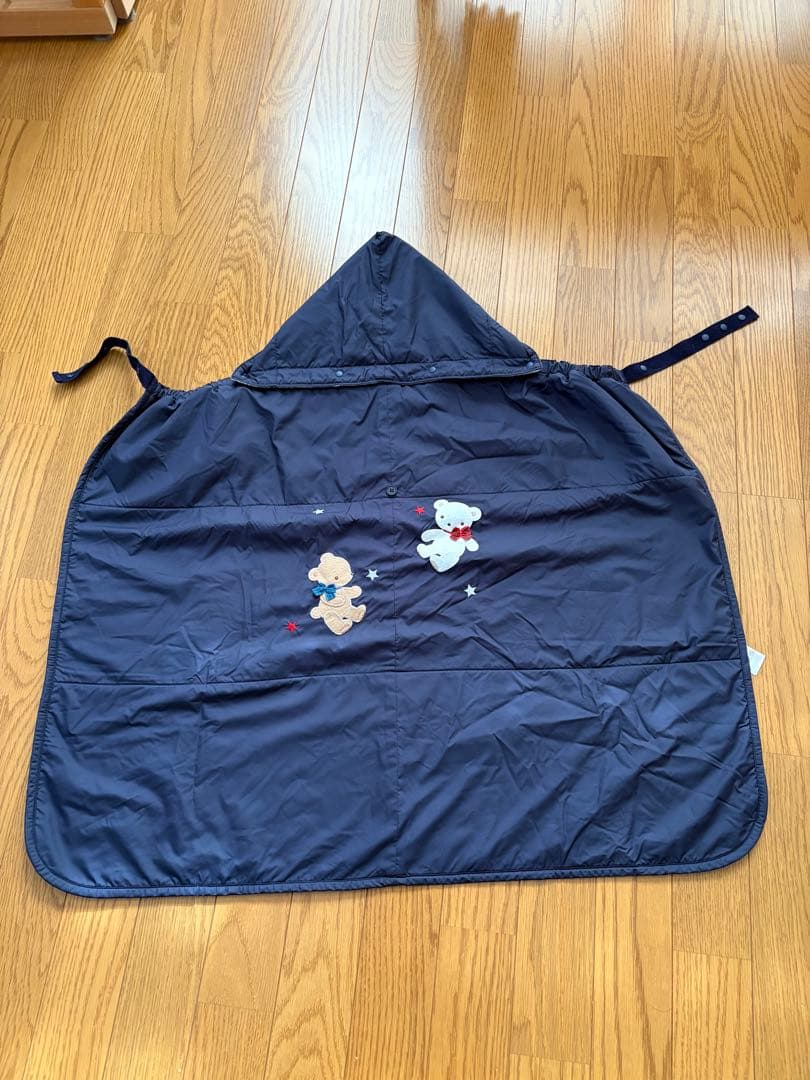 familiar おくるみ・ブランケット ネイビー familiar ベビー用ブランケット ネイビー - メルカリ