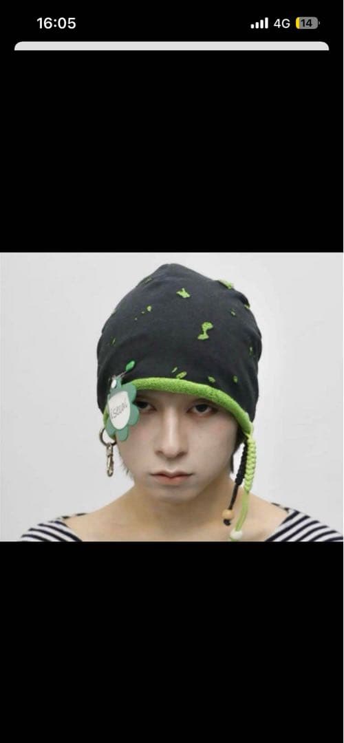 isecai ビーニー黒緑 s*s様 Isecai Whimgy Beanie ブラック グリーン ビーニー - メルカリ
