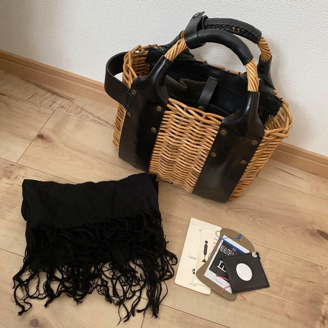 ebagos オイルショルダーミニ 紅籐 BLACK エバゴス - メルカリ