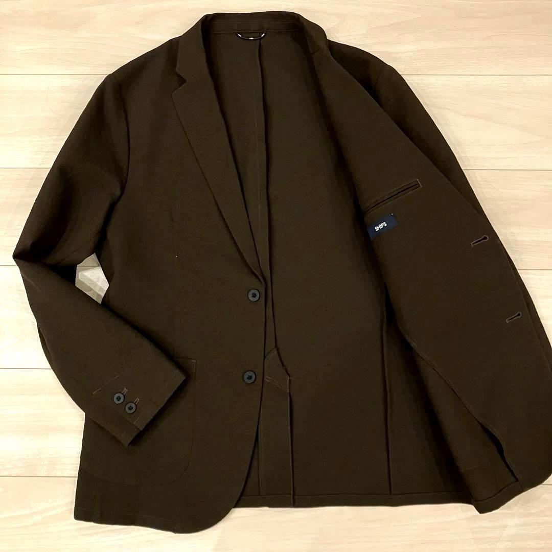 極美品✨SHIPS スーツ セットアップ ストレッチ 洗える アンコン