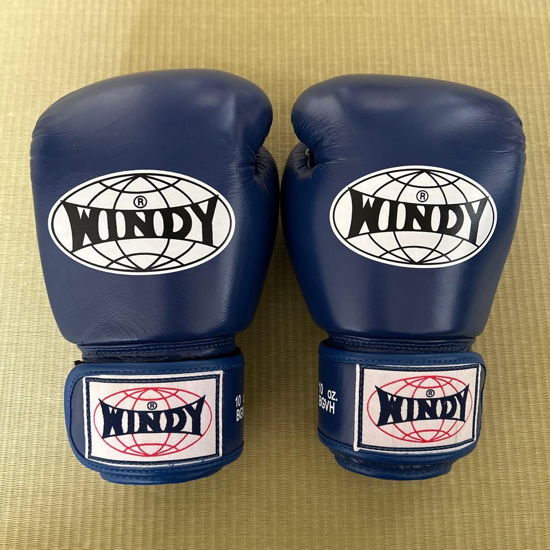 WINDY ボクシンググローブ 10 oz 青 - メルカリ