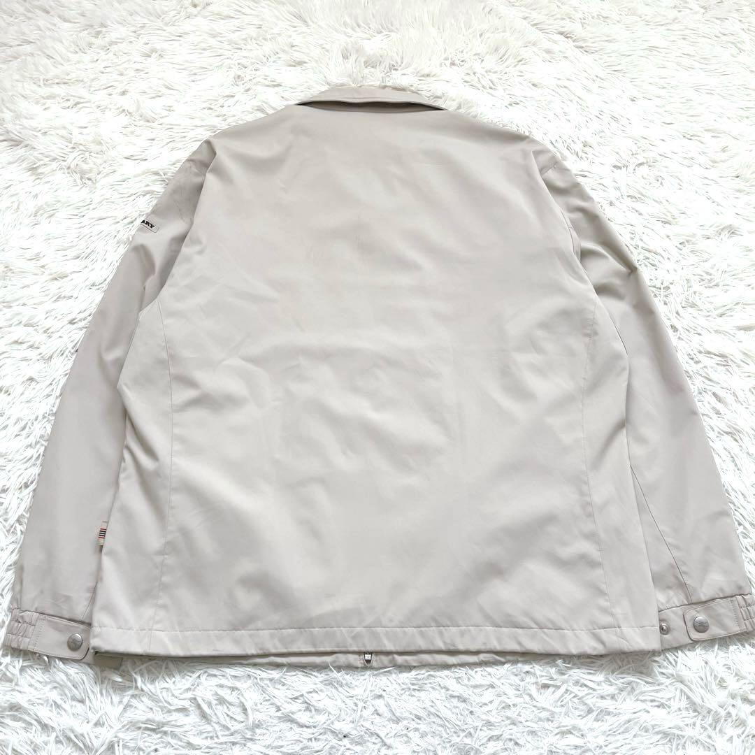 入手困難】バーバリー ジップジャケット アイボリー ホー