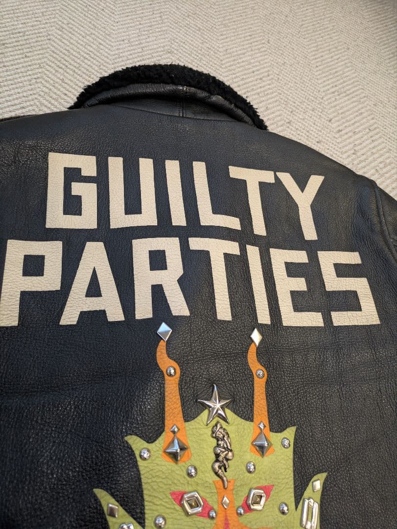 玉*置様 極小ロット ウルフズヘッド ワコマリア ライダース S ボア付き