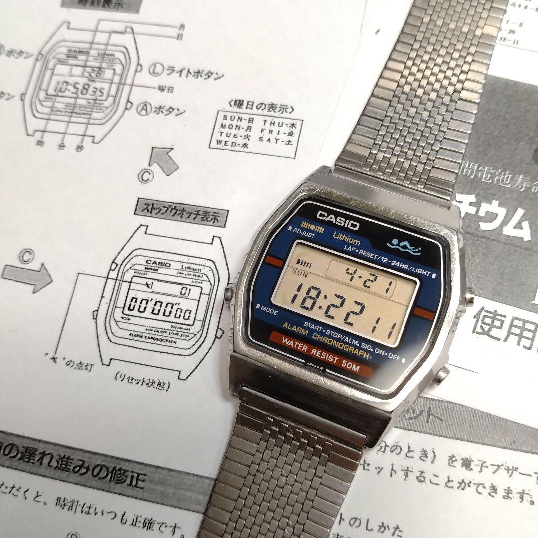 80's Vintage】 CASIO Alarm-Chrono W-30 - メルカリ