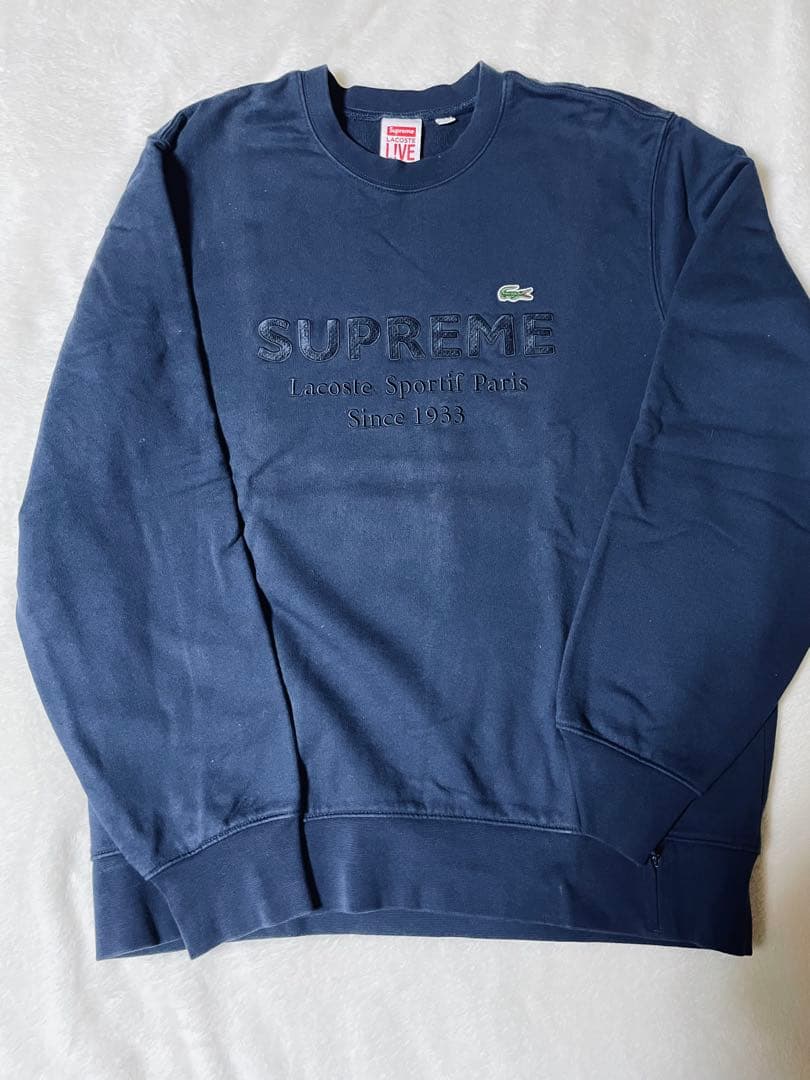Supreme x LACOSTE Crewneck - メルカリ