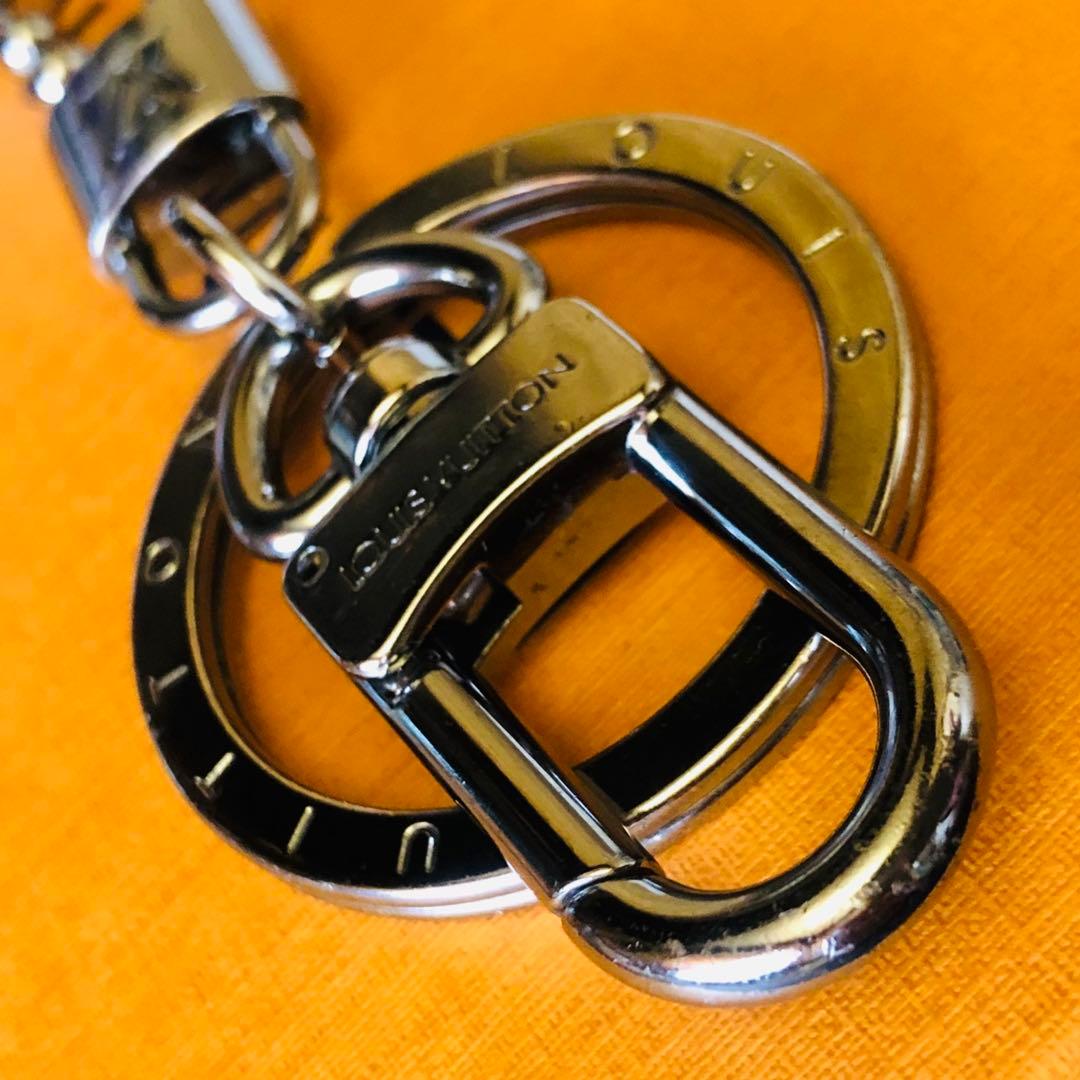 LOUIS VUITTON ポルトクレ タブ モノグラムID キーホルダー極美