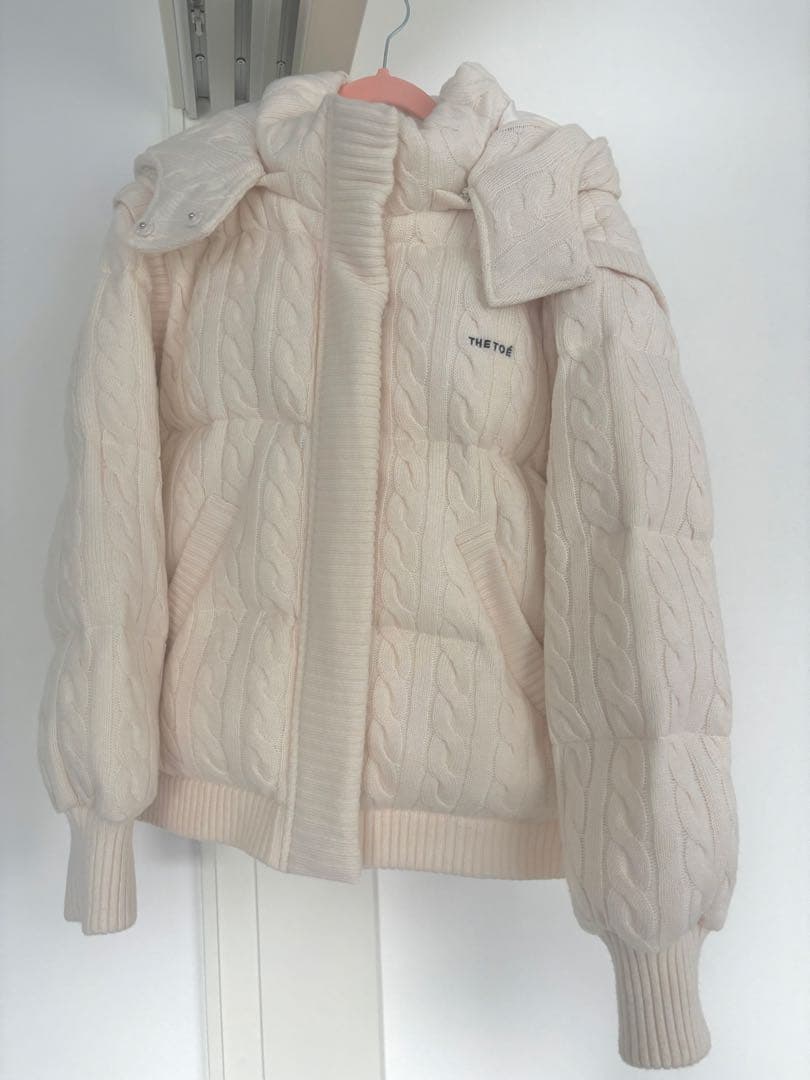 THE TOE Shard Knit Down white - メルカリ