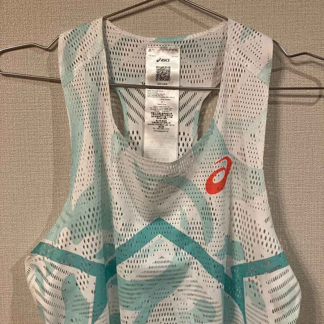 ASICS メタスピードシングレット Mサイズ アシックス（ASICS）（メンズ、レディース）ランニング マラソン メタ