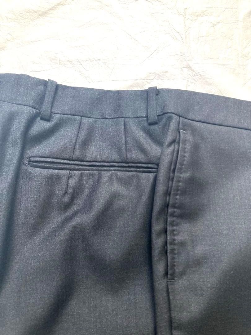 エディフィス ダークグレー ビジネス スーツセットアップ カノニコ 44