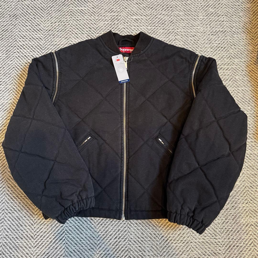supreme Zip-OffSleeveQuiltedBomberJacket - メルカリ