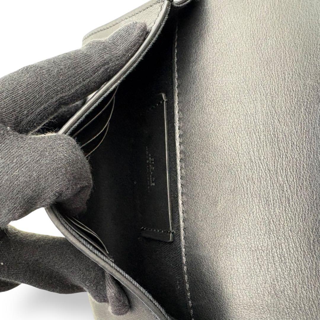 専用 ヴェルサーチェ ショルダーバッグ レザー ブラック ビギー