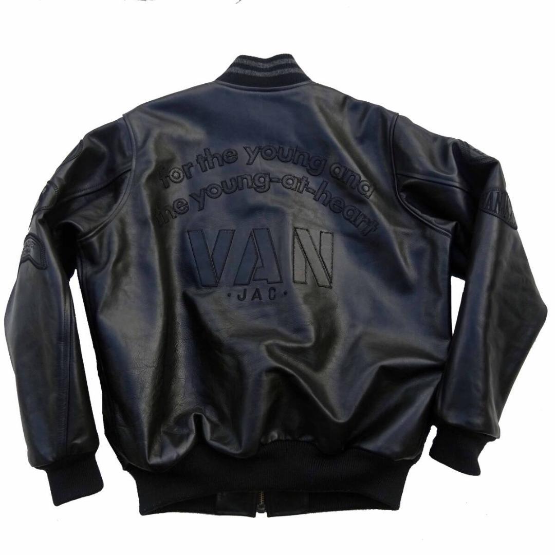 VAN JAC ヴァンヂャケット プレミアムオールレザースタジャン バック