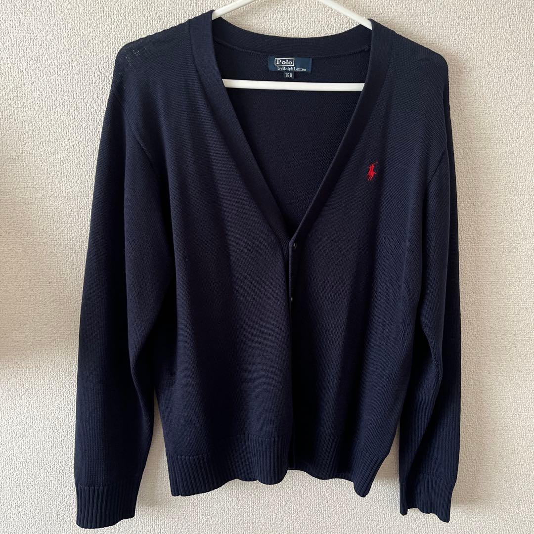Polo by Ralph Lauren ネイビー カーディガン 160 - メルカリ