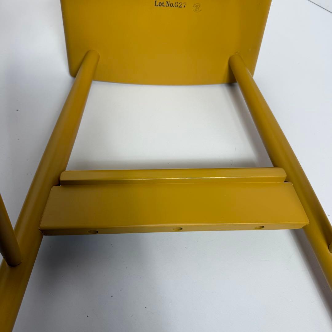 ベルメゾン ハイチェアー 椅子 子ども ダイニング イエロー ウィンザー