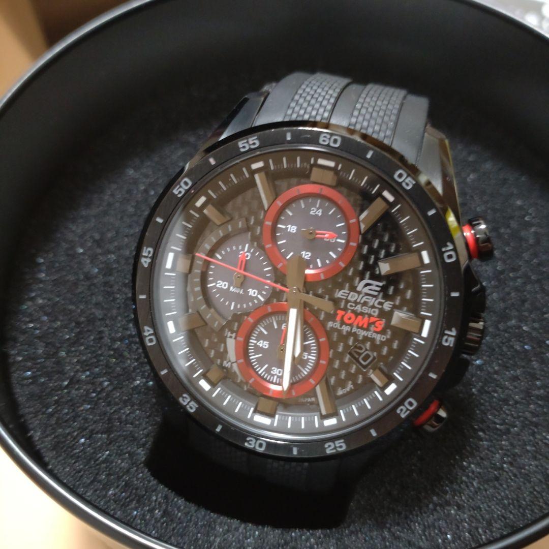 CASIO EDIFICE TOM'S LIMITED クロノグラフ ソーラー - メルカリ