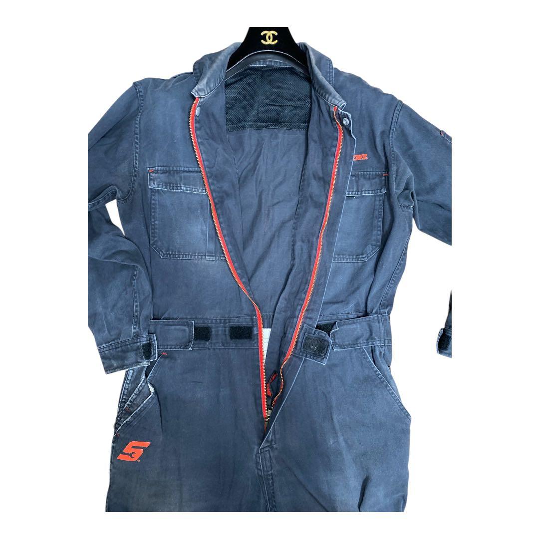 Snap-on スナップオン つなぎ ツナギLサイズ デニム 紺色 オーバー