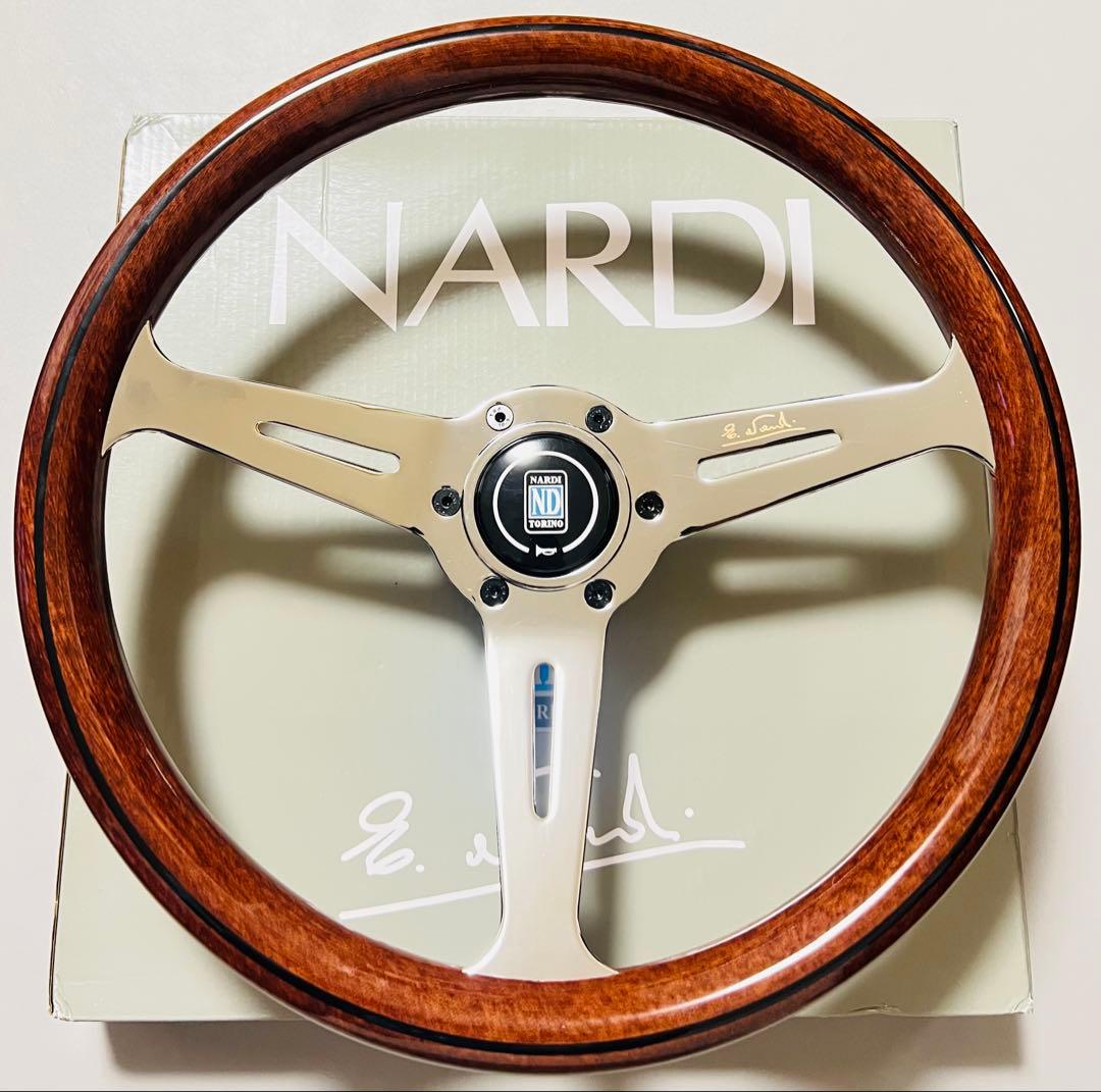 【大特価セール】ナルディ（NARDI）クラシックウッドステアリング　14インチ③ ナルディ（NARDI）クラシック ウッドステアリング 14インチ｜Yahoo