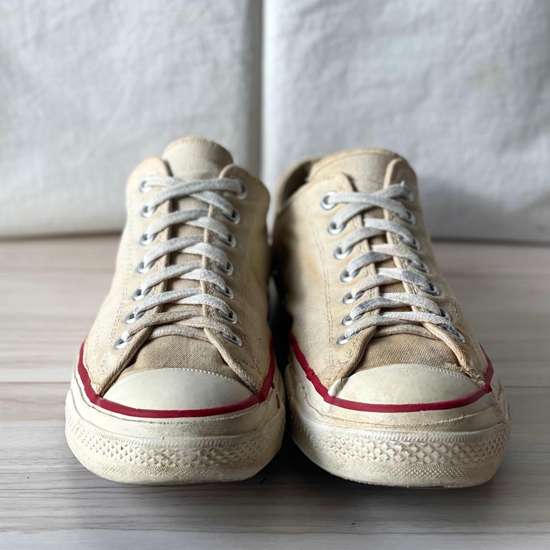 貴重な三ツ星！良い雰囲気！US9！70s コンバース チャックテイラー 生成り 貴重な三ツ星！良い雰囲気！US9！70s コンバース チャックテイラー