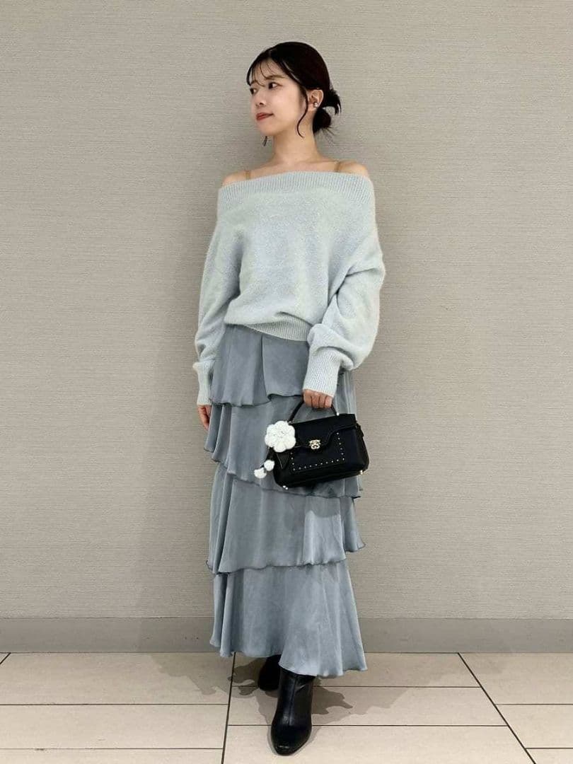 2025AW今季新作】フォックスアルパカオフショルプルオーバー SNIDEL