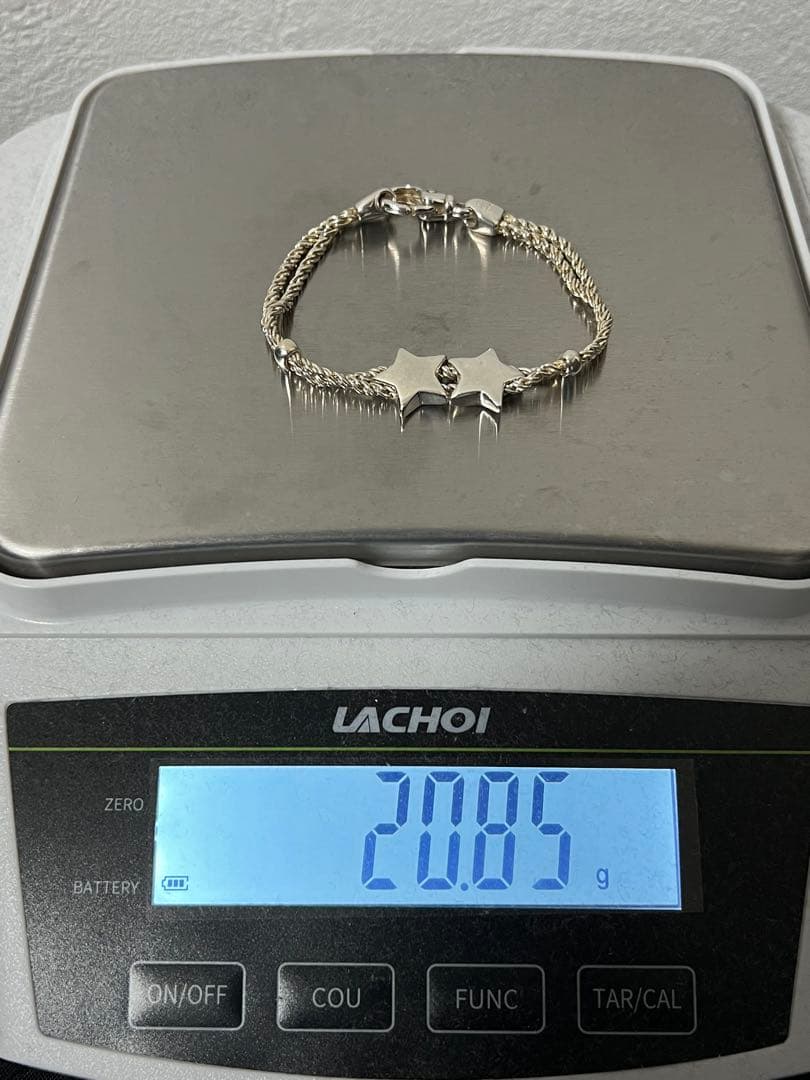 ティファニー TIFFANY ダブルロープ ダブルスター ブレスレット SV