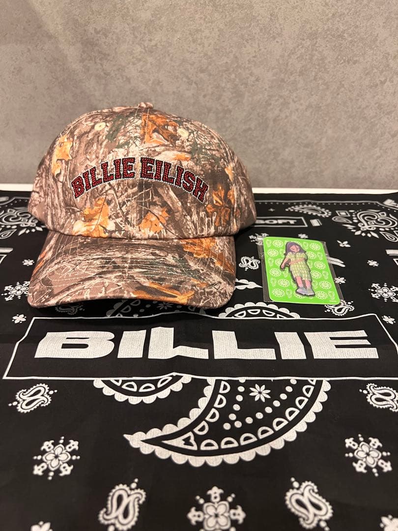 あ*様 ビリーアイリッシュ　キャップ　バンダナ　ピン　3点セット　新品未使用 Billie eilish cap - Etsy 日本