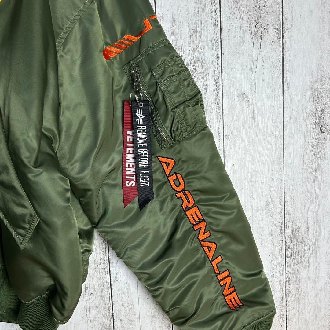 5997【希少コラボ】ヴェトモン×アルファ‪☆ボンバージャケット MA-1‬