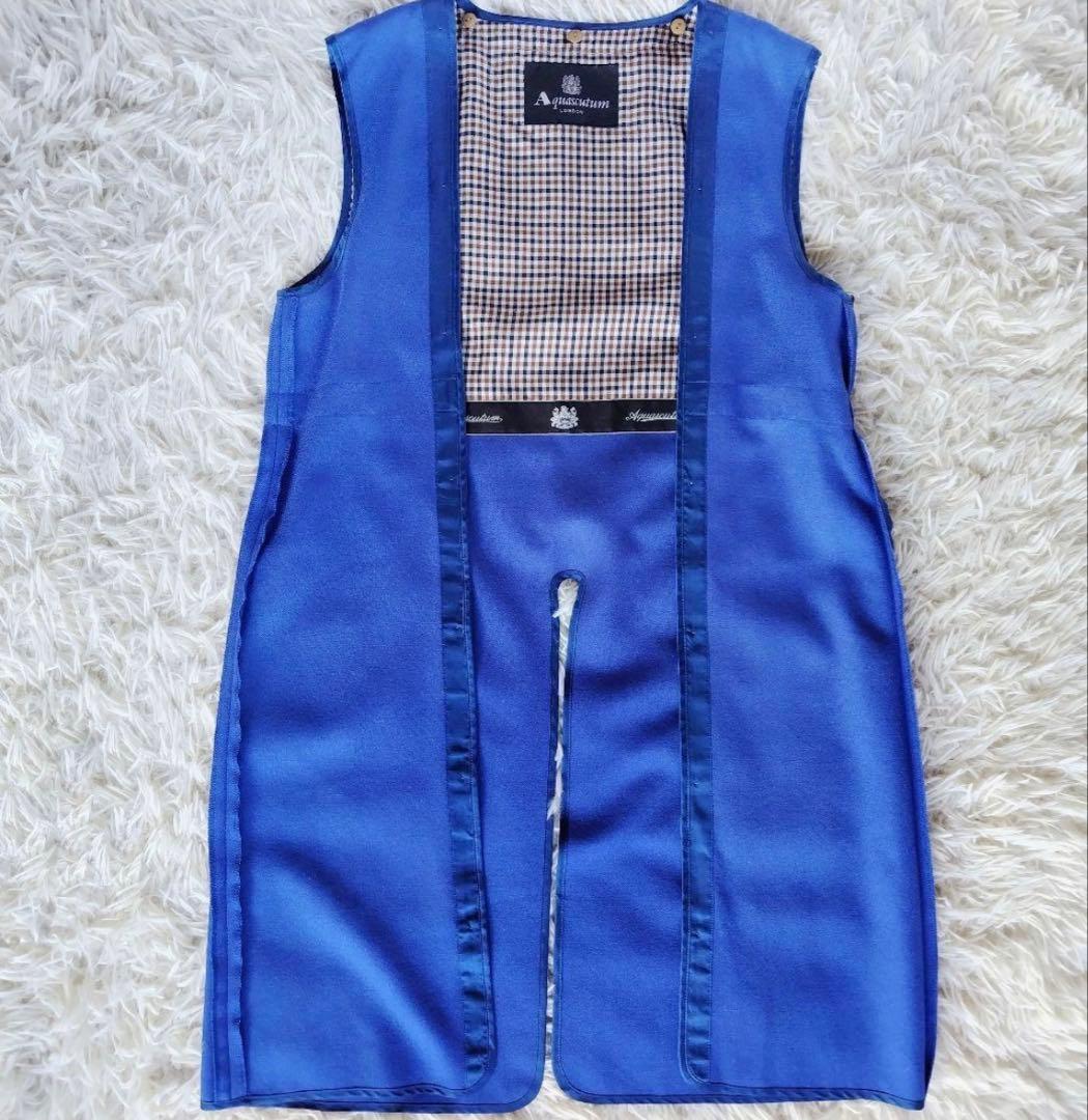 大草直子さん着用！アクアスキュータムトレンチコート 青ライナー