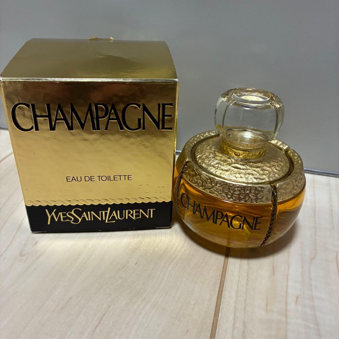 新品未使用　イヴ・サンローラン シャンパーニュ　廃盤　50ml イヴ・サンローラン シャンパーニュ 香水 7.5ml - メルカリ