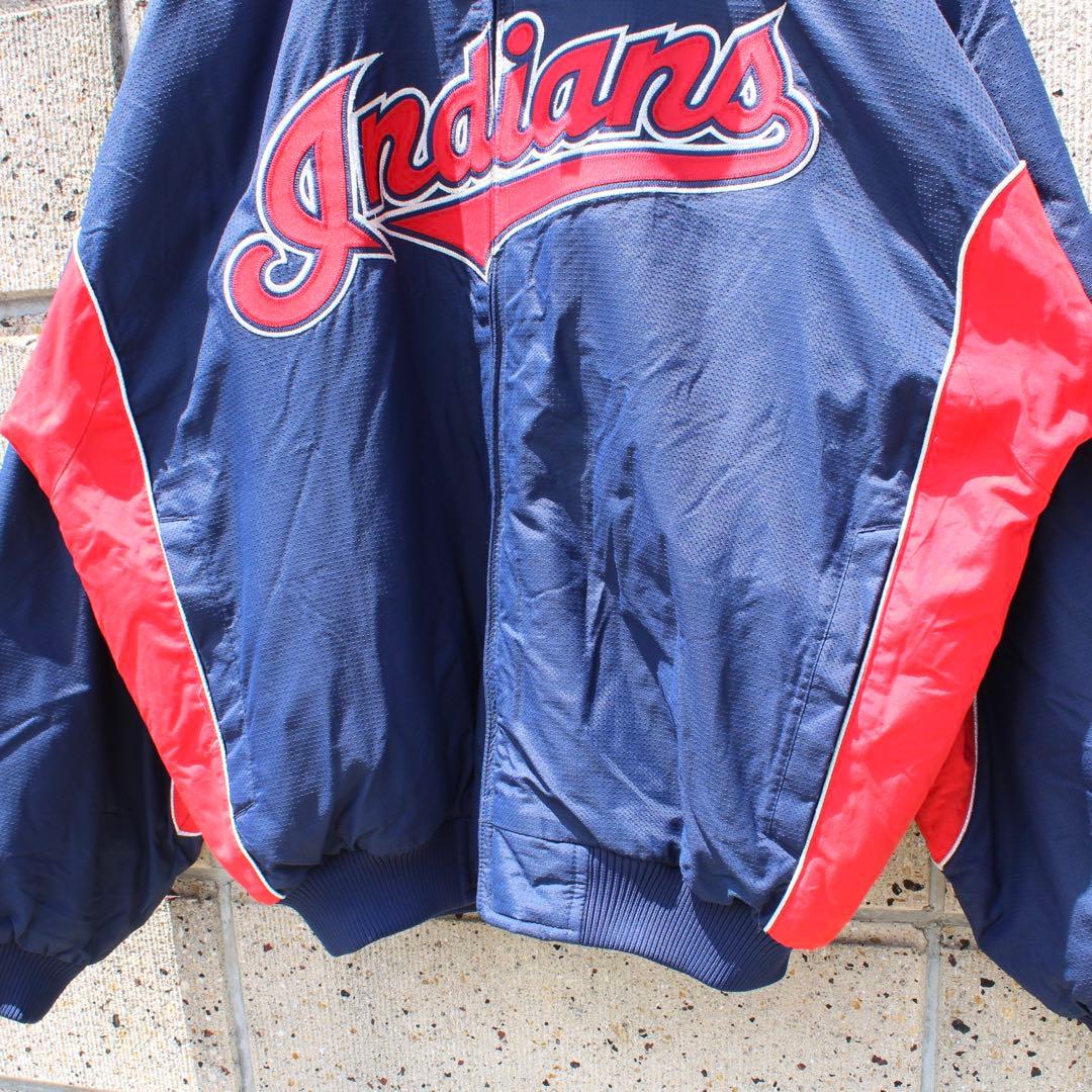 クリーブランド インディアンス 旧ロゴ Majestic 大きめ古着