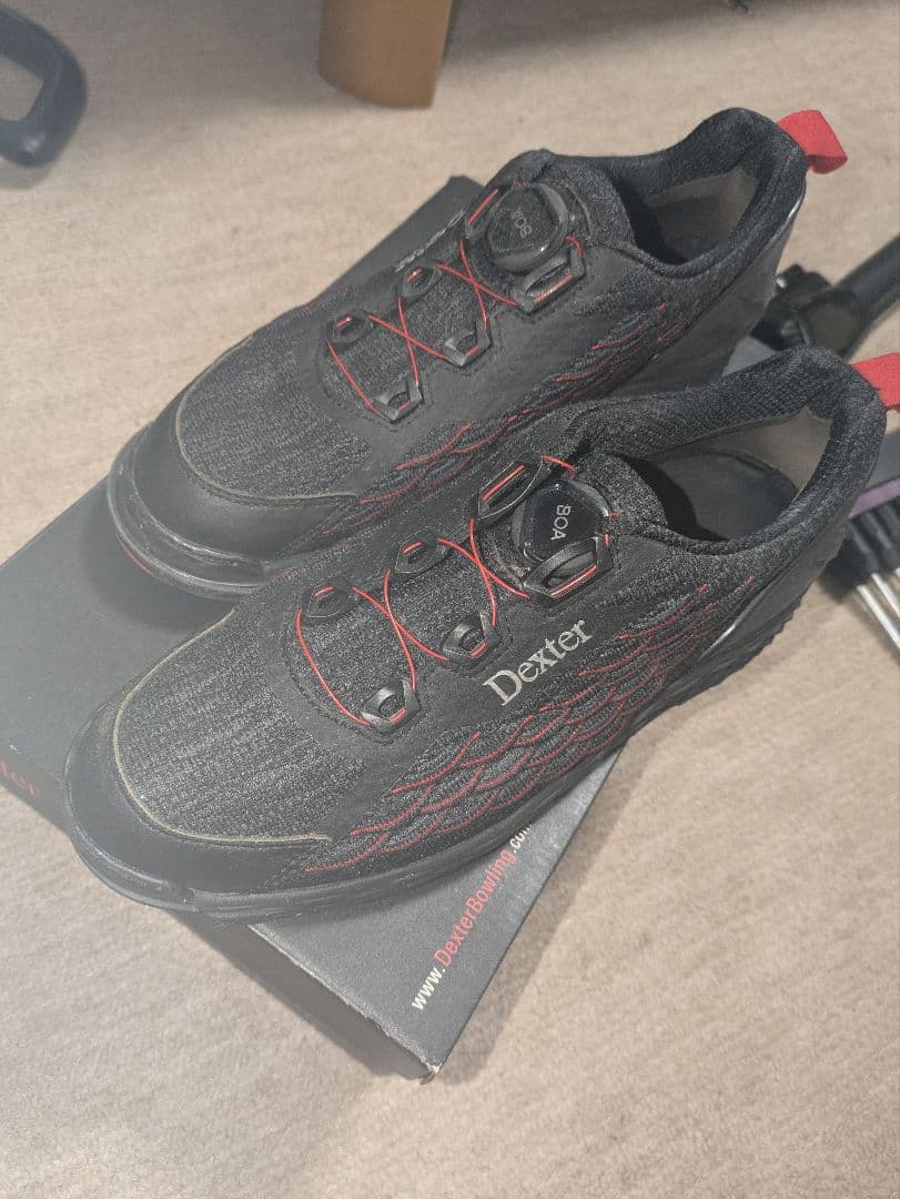 Dexter THE 9 ボウリングシューズ ブラック/レッド 楽天市場】【Dexter】 THE 9 WT（ウイングチップ） 2023モデル