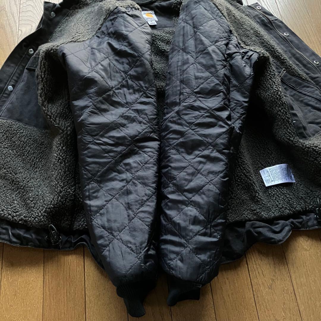 美品！Carhartt バートレットジャケット ブラック コート J284 - メルカリ