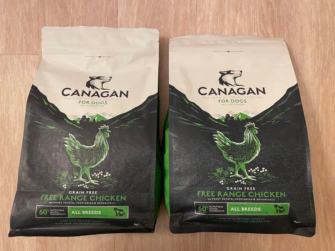 カナガン　ドッグフード　チキン　2kg 2袋 Amazon.co.jp: カナガン ドッグフード チキン 子犬用 (2kg