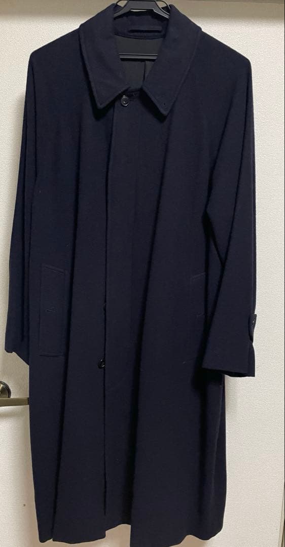 COMOLI カシミヤ バルカラーコート A03-04016 NAVY 2 - メルカリ